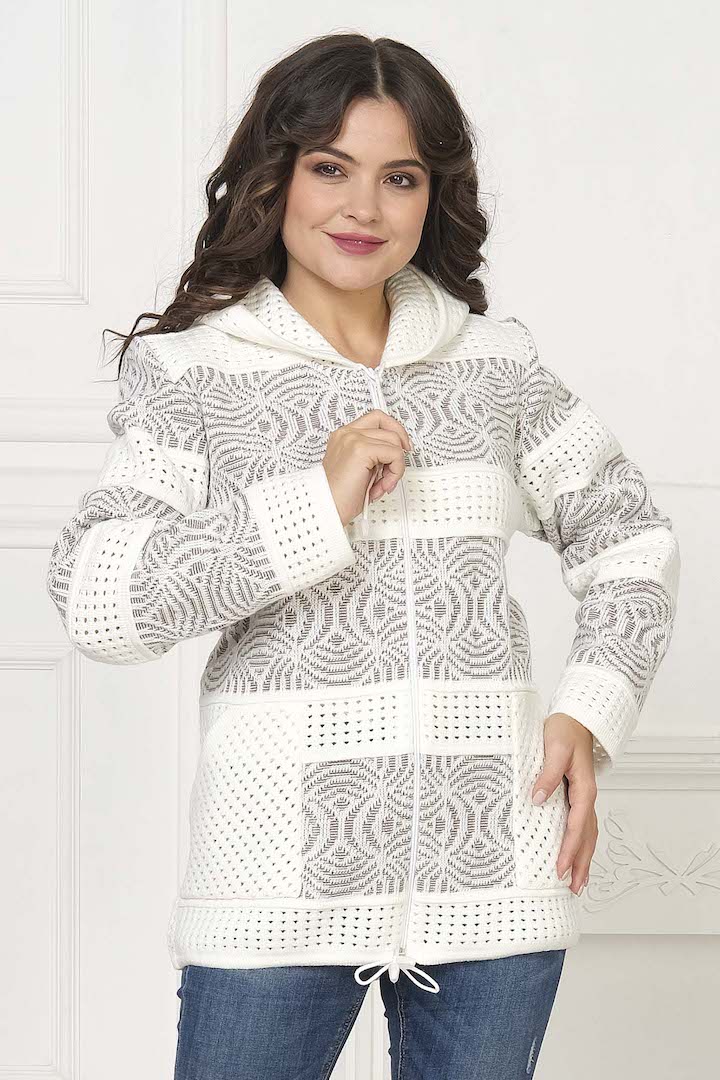 Фото товара 18950, жакет с капюшоном на молнии